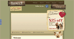 Desktop Screenshot of harperanimalhospital.com